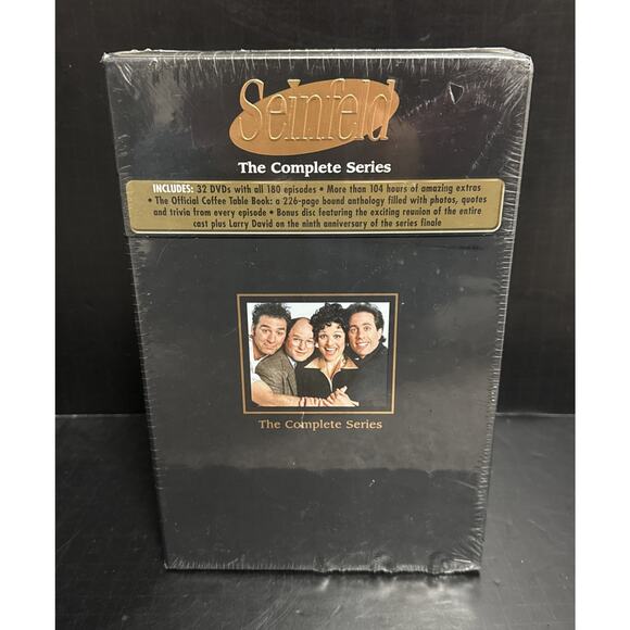 Seinfeld The Complete Series DVD Sealed With Coffee Table Book Season 1-9 Sealed